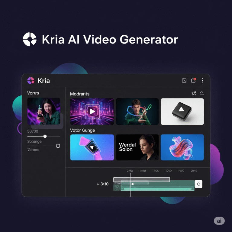 Kria AI Video Generator